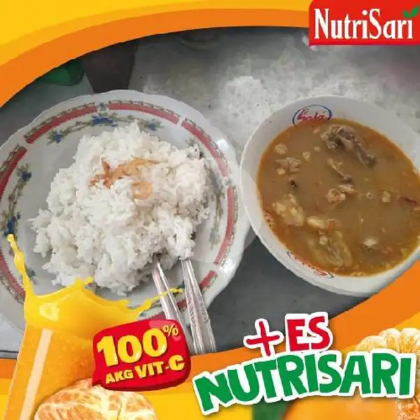 Nasi Gule +nutrisari | Warung Sudi Mampir (H.Doel Khan), Diponegoro