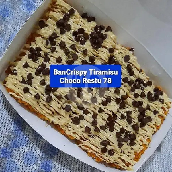 Banana Crispy Tiramisu Choco | D Restu 78, Pucang
