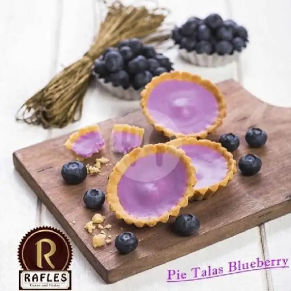 Pie Talas Blueberry | Kue Lapis Talas Dan Bolu, Pekayon