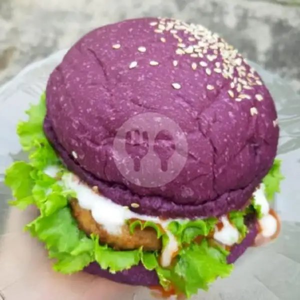 Burger Jumbo Chicken Crispy | Burger Kuy