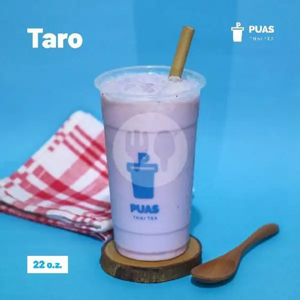 Taro Cup Medium | Puas Thai Tea, Denpasar
