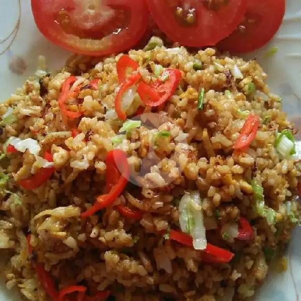 Nasi Goreng Ayam +Es Teh | Special Nasi Goreng Suroboyo Cak Juned, Special Nasi Goreng