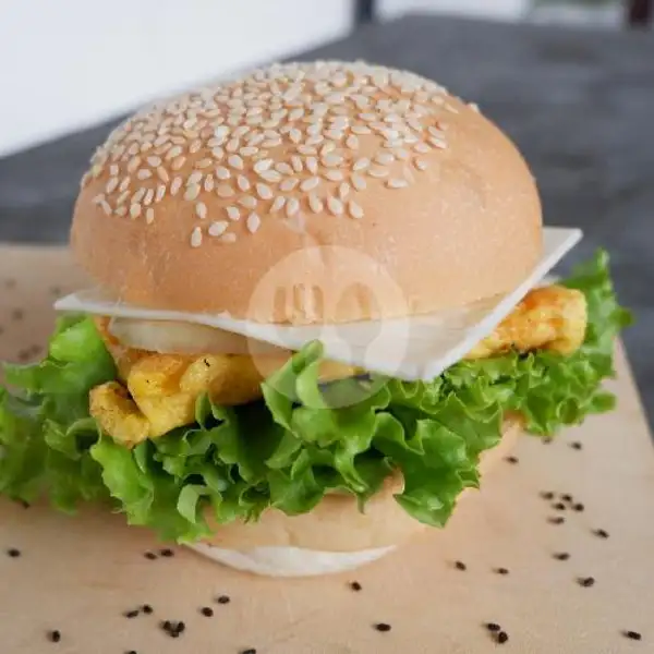 Burger Telur+Keju | Gedhang Nugget, Lowokwaru