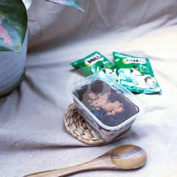 Dessert Box Milo | Cilok Baah(Kuah Pedas)
