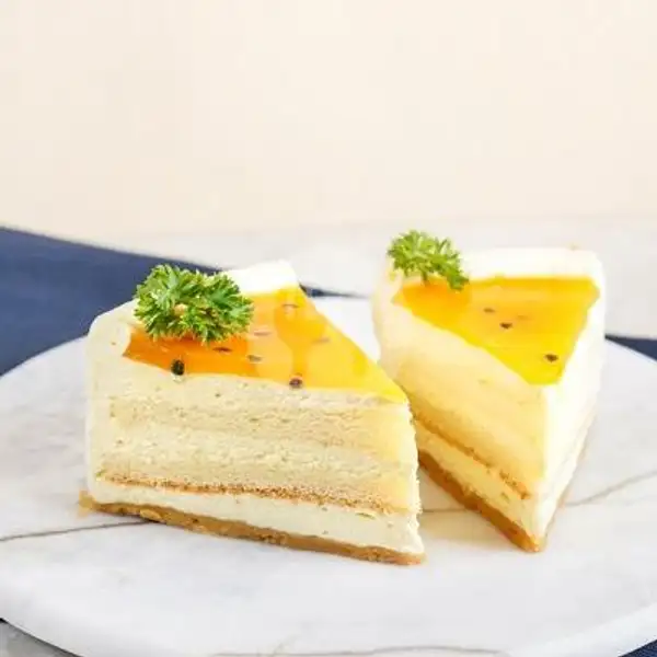 Passion Fruit Mousse | Yuzuki Tea & Bakery Majapahit - Cheese Tea, Fruit Tea, Bubble Milk Tea and Bread