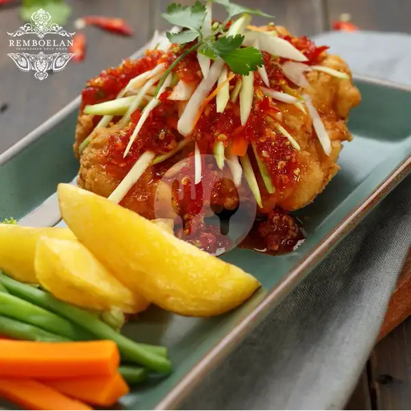 Ayam Krispi Saus Mangga Muda Midodari | Remboelan, Grand Indonesia