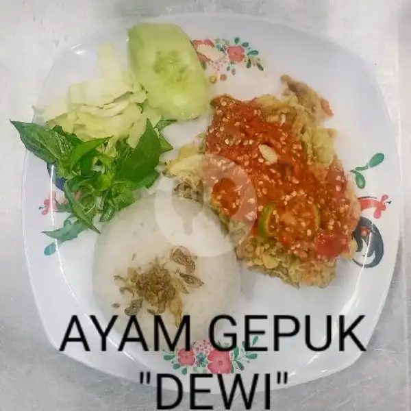 Ayam Gepuk+nasi | Ayam Geprek Sudi Mampir, Food Court Genteng Biru