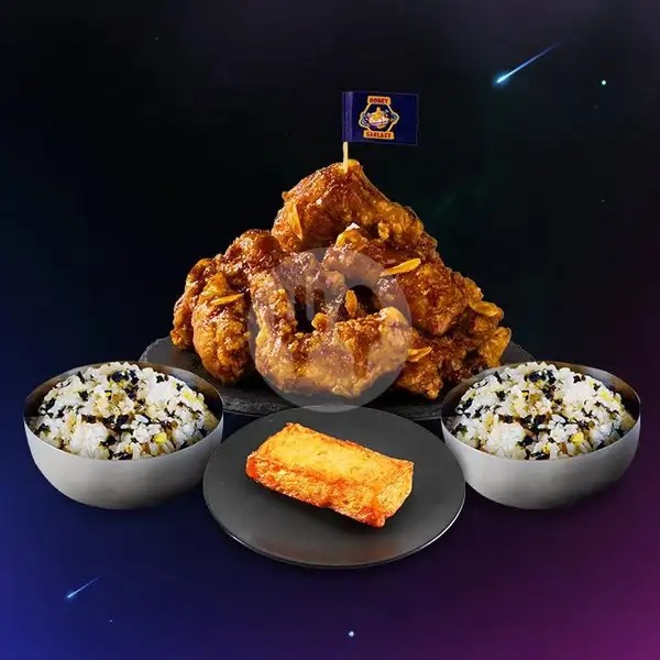 10pcs Korean Chicken Wings + 2 Jumeokbap + 1 Eomuk | Moon Chicken by Hangry, Karawaci