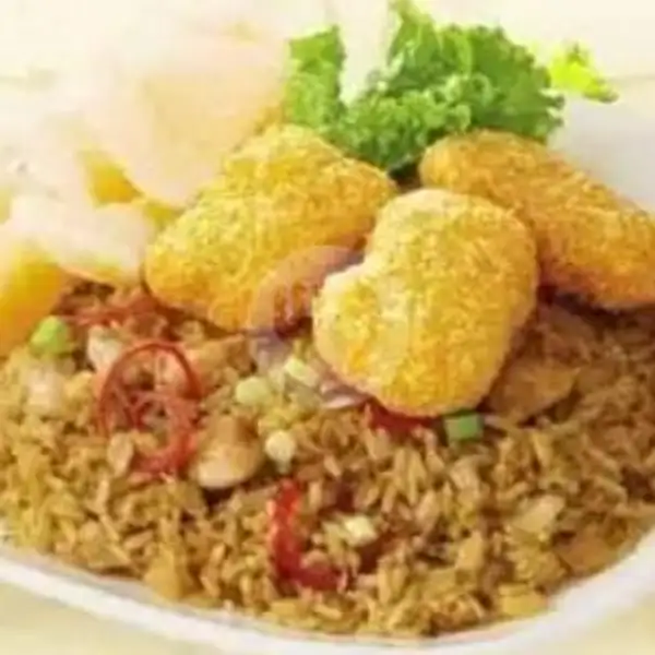 Nasi Goreng Nugget | Ayam Penyet Dan Ikan Bakar Cafe Oren, Kebon Kacang