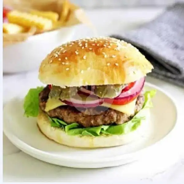Beef Patties Burger | Ayam Geprek Paket Hemat Sidodadi, Samarinda Ulu