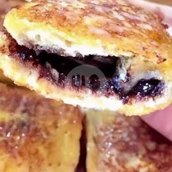Roti Bakar Selai Blueberry | Pisang Bakar Buncit