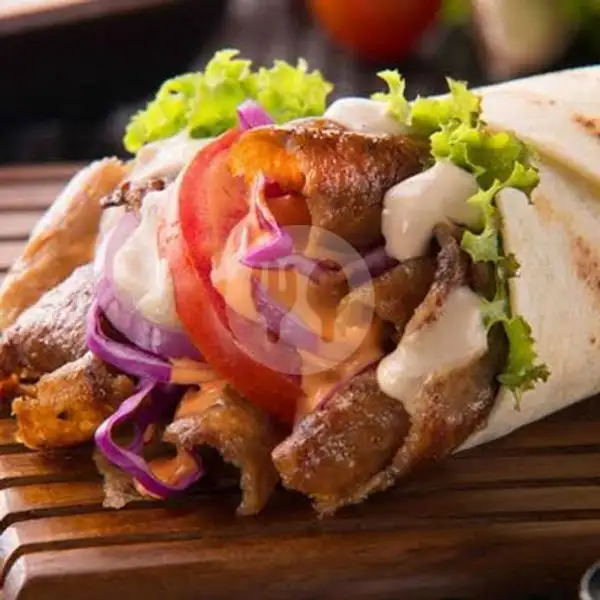 Kebab Mozarella Sapi + Jamur + Telor | Arabian Kebab & Burger, Kisaran Barat