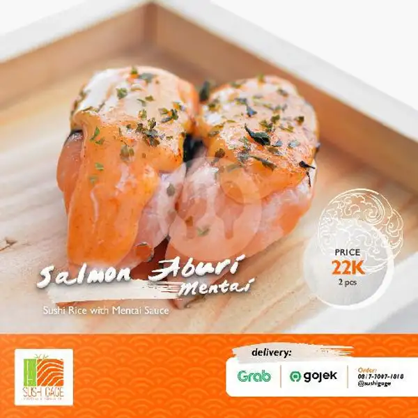 Salmon Aburi Mentai | Sushi Gage