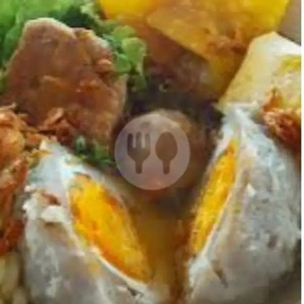 bakso telur asin campor | Aneka Gorengan & Rujak Manis, Sawahan