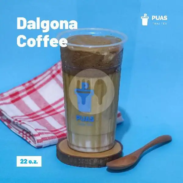 Dalgona Coffee Cup Large | Puas Thai Tea, Denpasar