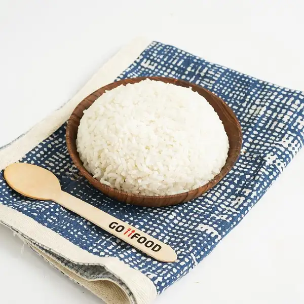 Nasi Putih | Empal Gentong Mang Darma Pusat Cirebon, P.Diponegoro