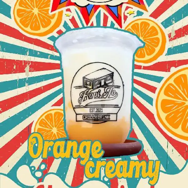 Es Kopi Susu Aren + Orange Creamy | Kopi JO