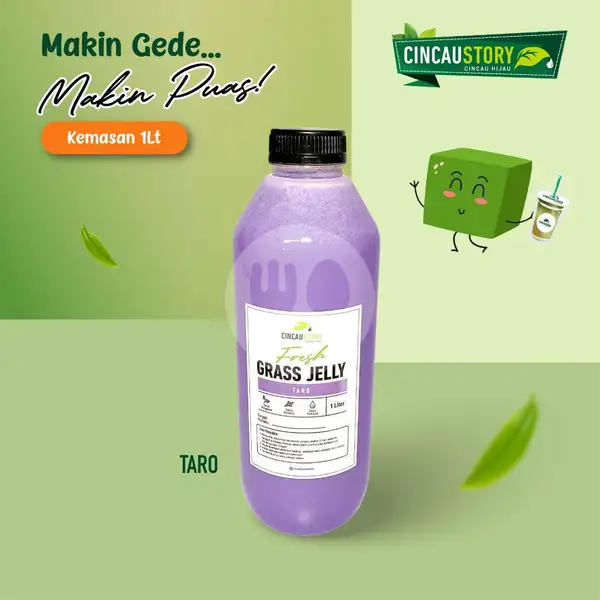 1 Liter Taro | Cincau Story, Gajah Mada Plaza