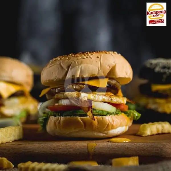 Chicken Burger - Special | Kampung Burger Kembangan - kampungburger.id, Kembangan