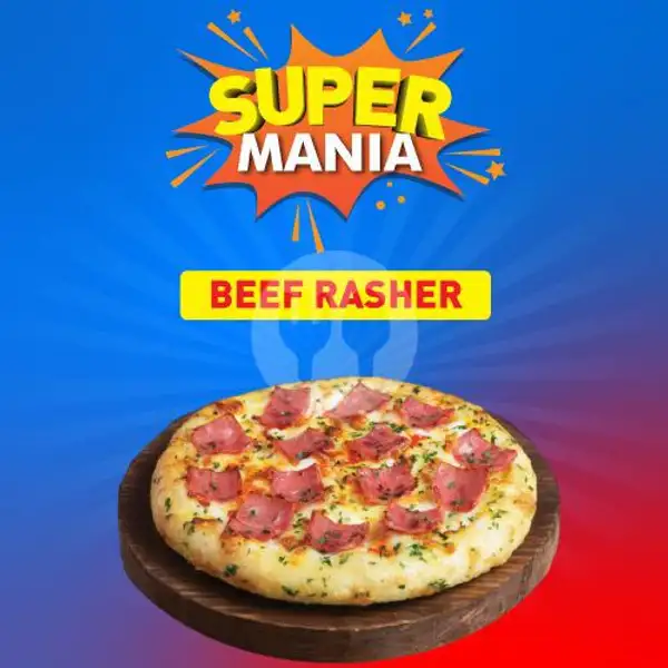 Pizza Mania Beef Rasher | Domino's Pizza, Sawojajar
