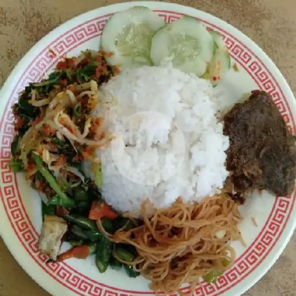 Nasi Campur Daging | Warung Kediri Bu Feni, Tg Pantun
