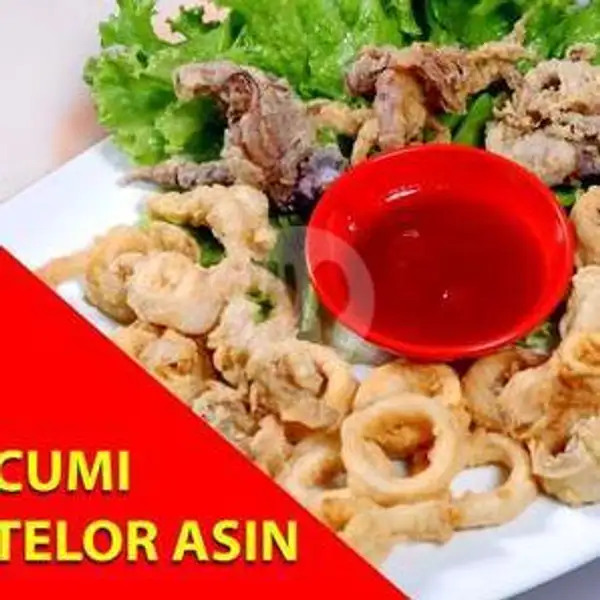 Cumi Telur Asin | Pringgodani Resto & Ayam Kalasan, R A Kartini