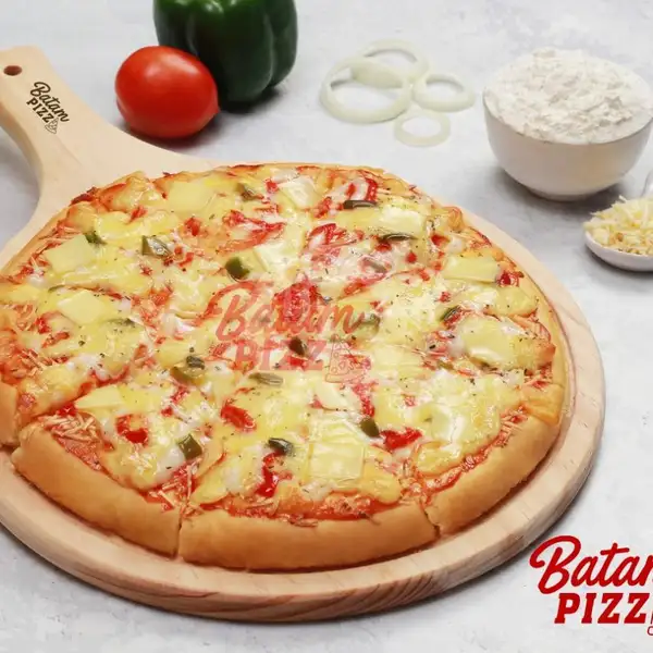Full Cheese Pizza Premium Small 20 cm | Burger Ramly / Batam Burger, Bengkong Cahaya Garden