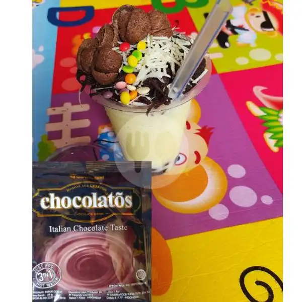 Pop Ice Chocolatos | Sosis Bakar, Tahu Gejrot, Pop Ice & Sempolan Ayam (mamah galih)