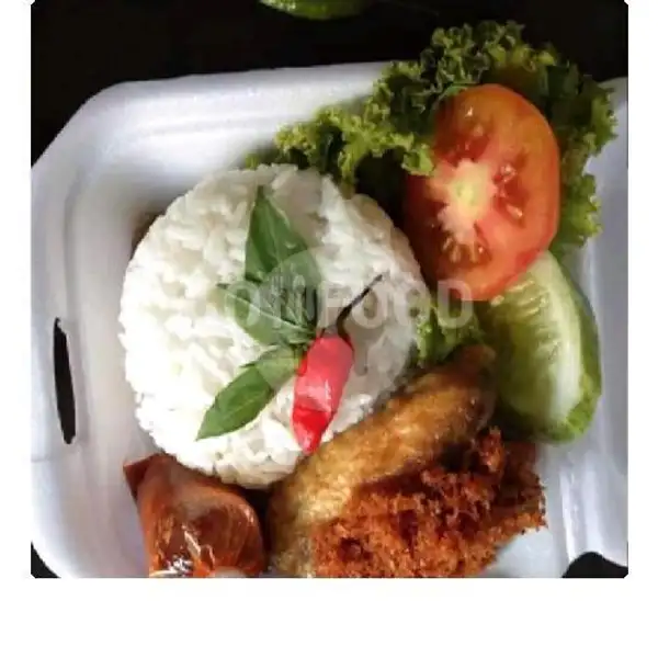 Nasi Ayam Goreng Srundeng ( Sayap) | Kedai Nasi TO & Rice Bowl Berkah, Gang. Sontong