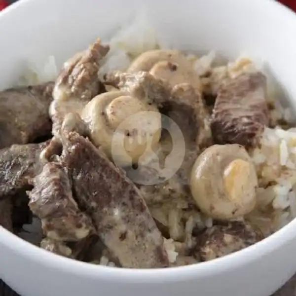 Rice Bowl Wagyu+saus Jamur | Nasa Mentai