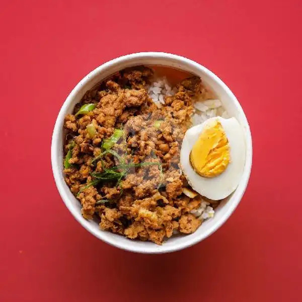 Minced Beef Rice Bowl + Ocha | Haki Korea BBQ, Paskal