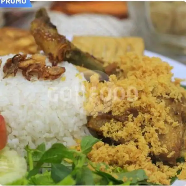 Paket Nasi Ayam Paha Kremes | Pecel Lele Hidayah, Tarumajaya