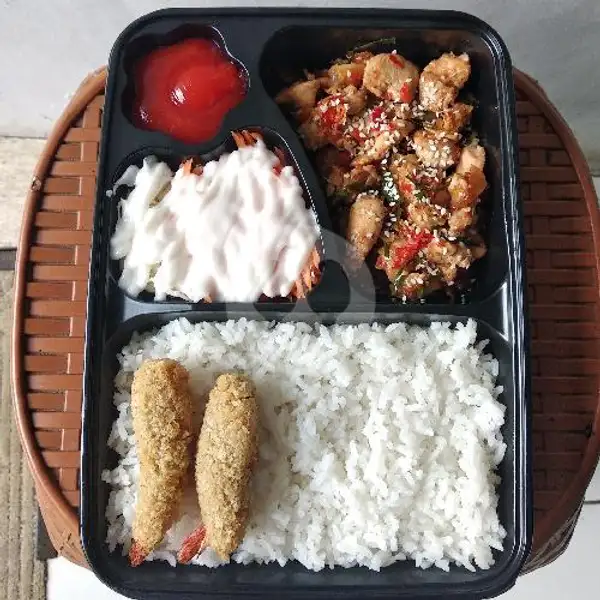Bento Chicken + Ebi Furai | Rumah Bento Padalarang, Ngamprah