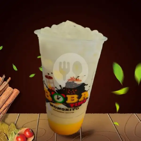 Sanset Orange Yogurt Large | Boba Time Wongkito