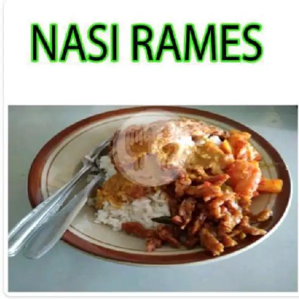 Nasi Rames | Warteg New 2Putry