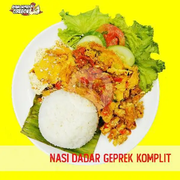 Nasi Dadar Geprek Komplit | Ayam Geprek Cirebon, Kejaksan