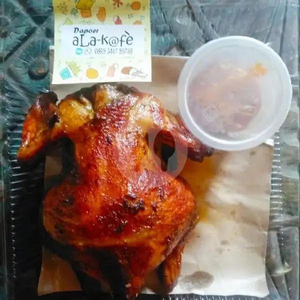 Ayam Panggang Chicken Roasted Utuh dengan Sambal | Dapoer aLa Kafe