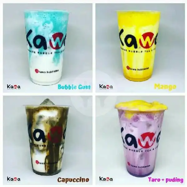3 Cup All Variant Dan Pilih Toppingnya | Kawa Japanesse Bubble Tea & Coffee, Kyai Tambak Deras