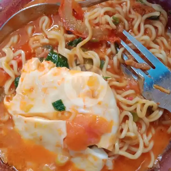 Indomie rebus extra pedas+toping lengkap | Pecel Ayam & Ayam Geprek DZ, Gg Mela