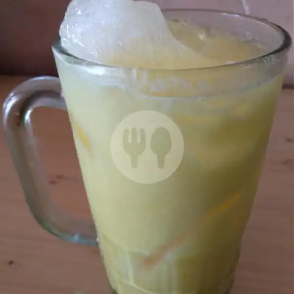 Nutrisari+susu+es | Warung Pancong Balap Ujung Harapan, Babelan