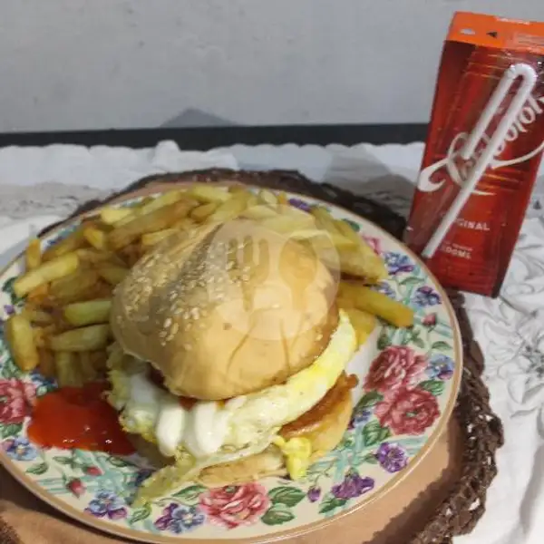 Combo Kentang Dan Burger Free Sosro | Dapur Maryam, Timur