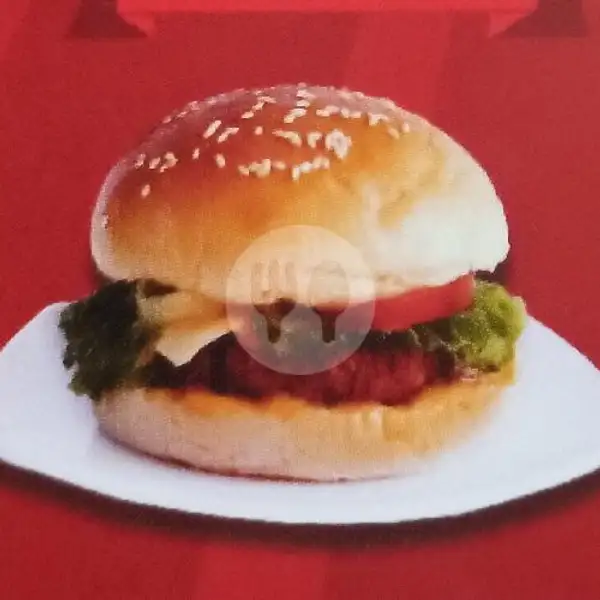Chicken Burger Qolbu | Geprek Qolbu, Giwangan