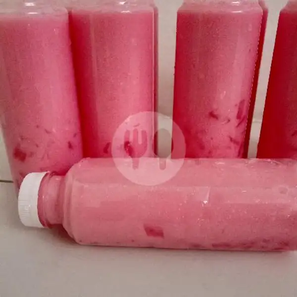 Milky Jelly Drink Strawberry | Dimsum Bia