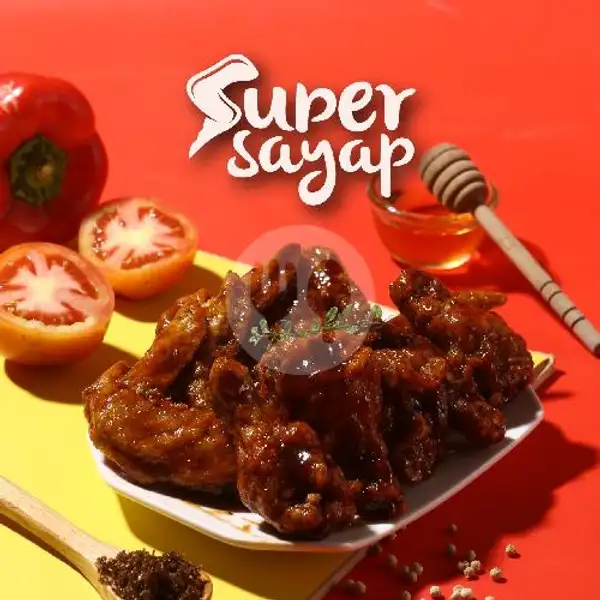 Barbecue - 6pcs | Super Sayap Fried Chicken
