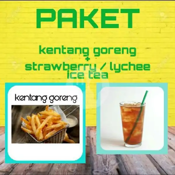 Paket Ice Tea Dan Kentang Goreng | Twisted Mojito, Sukamenak