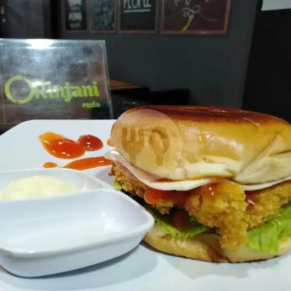 Chicken Burger | Green Rinjani Resto, Pekalongan Barat