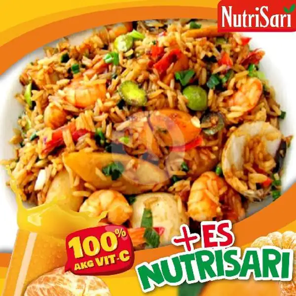Paket Nasi Goreng Spesial+es Nutrisari | Nasi Goreng Rizky Banyuwangi, Bypass Ngurah Rai