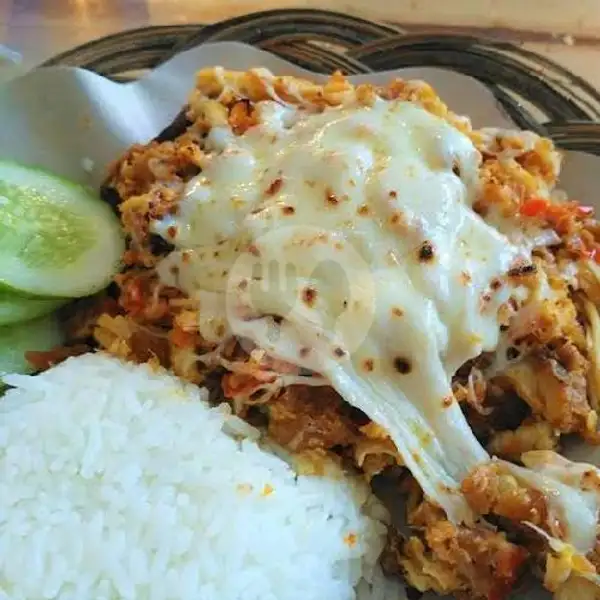 Nasi Ayam Geprek Keju Mozzarella | Ayam Kremes, Bangetayu