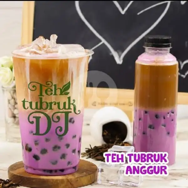 Ice Tea Tubruk DJ Grape (With / Without Boba) | Teh Tubruk DJ, Pesantren