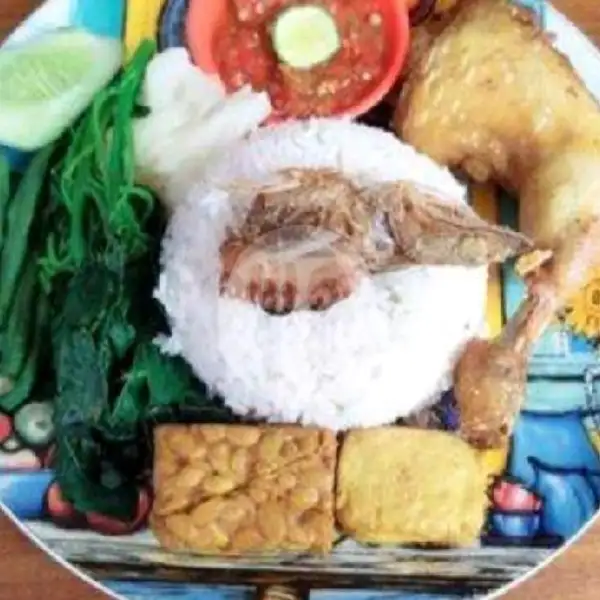 Nasi Tempong Ayam Jumbo | Nasi Goreng Rizky Banyuwangi, Bypass Ngurah Rai